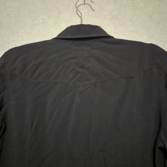 True Religion Black Button Up Shirt..SIZE:L - Picture 8 of 12